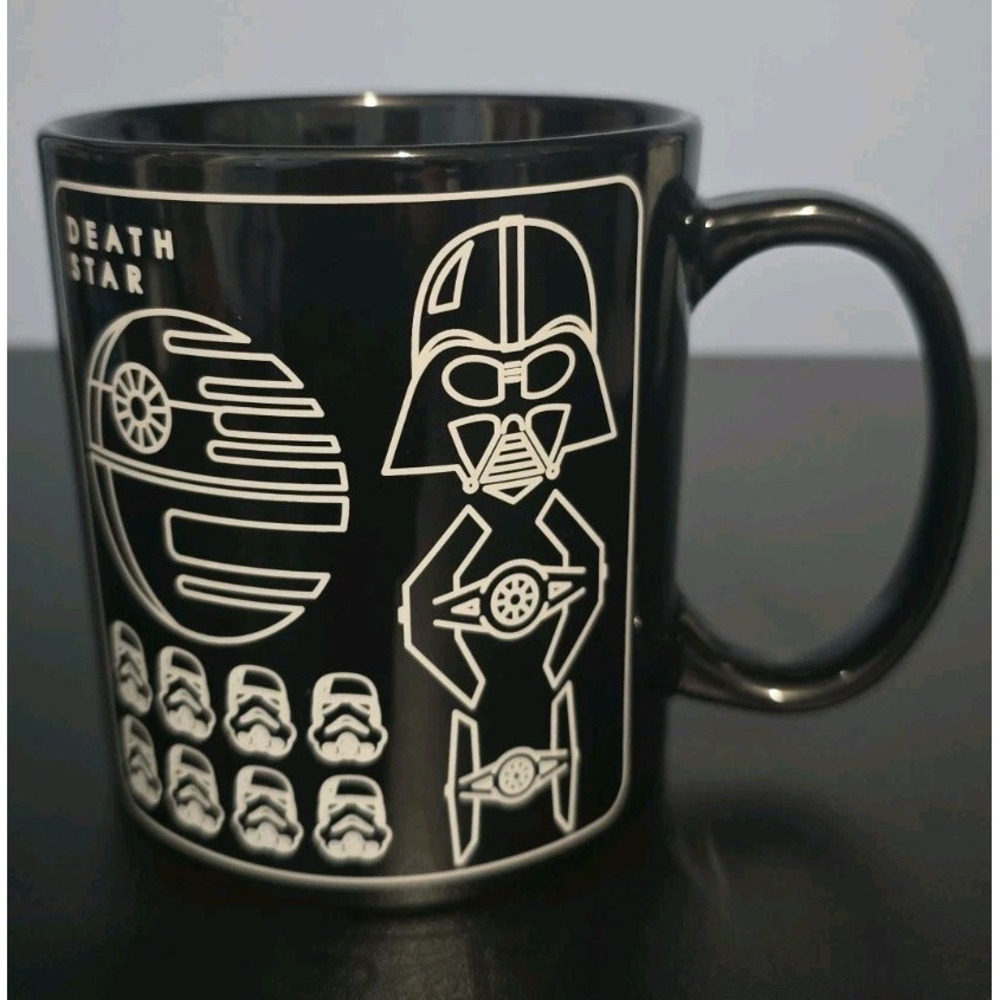 Funko Millennium Falcon and Death Star Blueprint Star Wars Mug 20oz